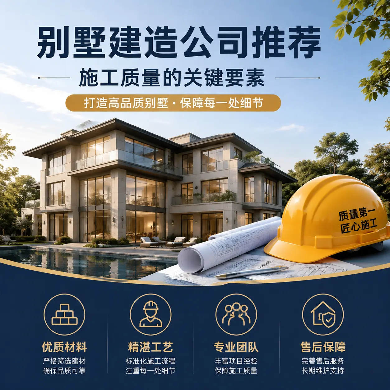 别墅建造公司推荐： 海南 施工质量的关键要素