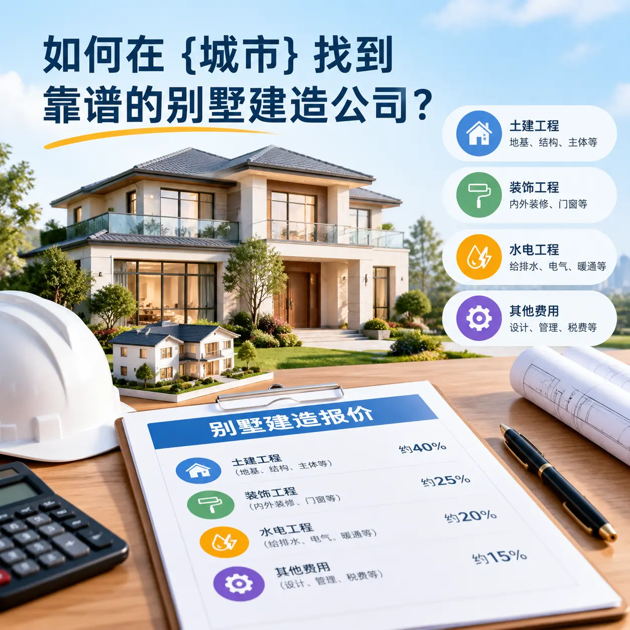如何在 海南 找到靠谱的别墅建造公司?