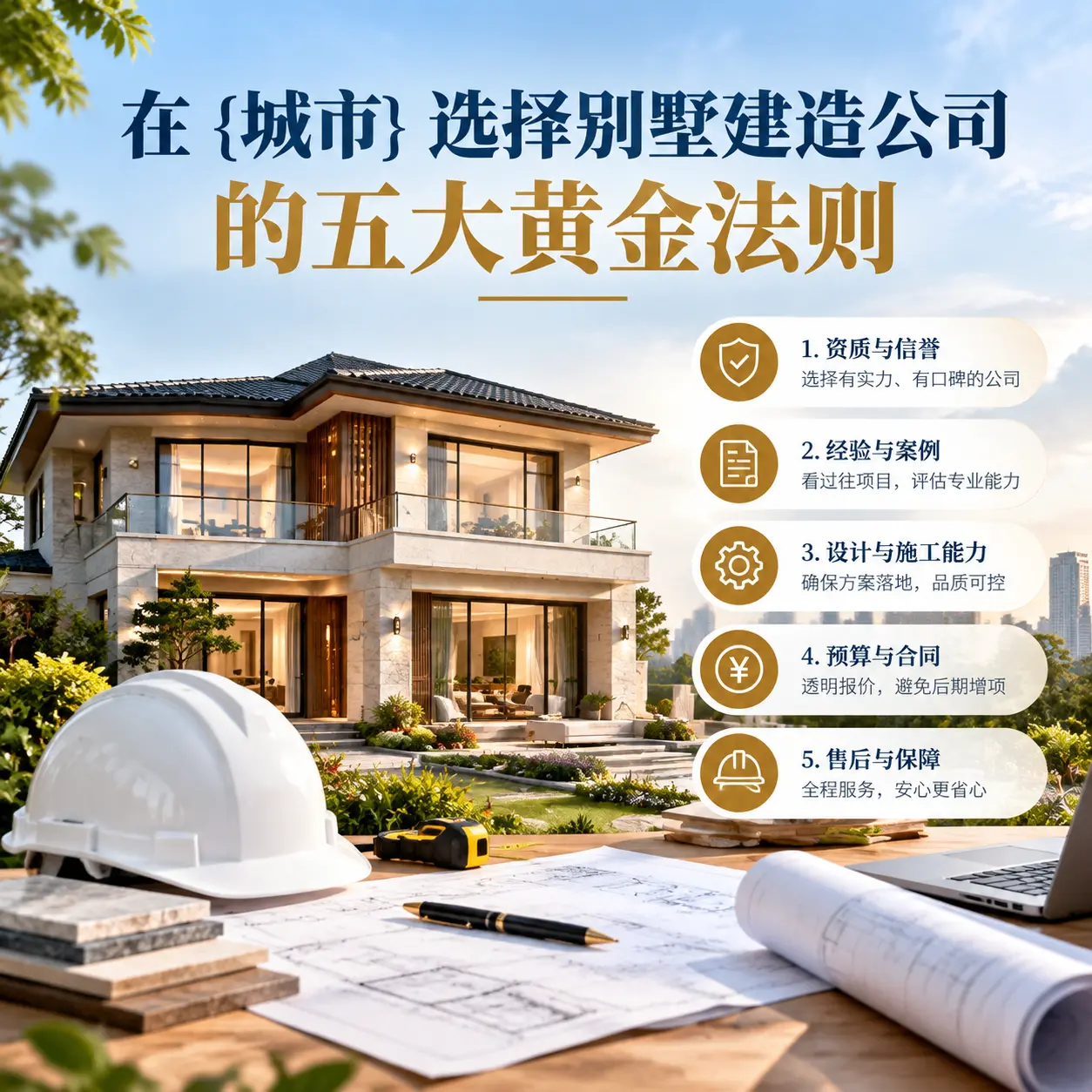 在 海南 选择别墅建造公司的五大黄金法则
