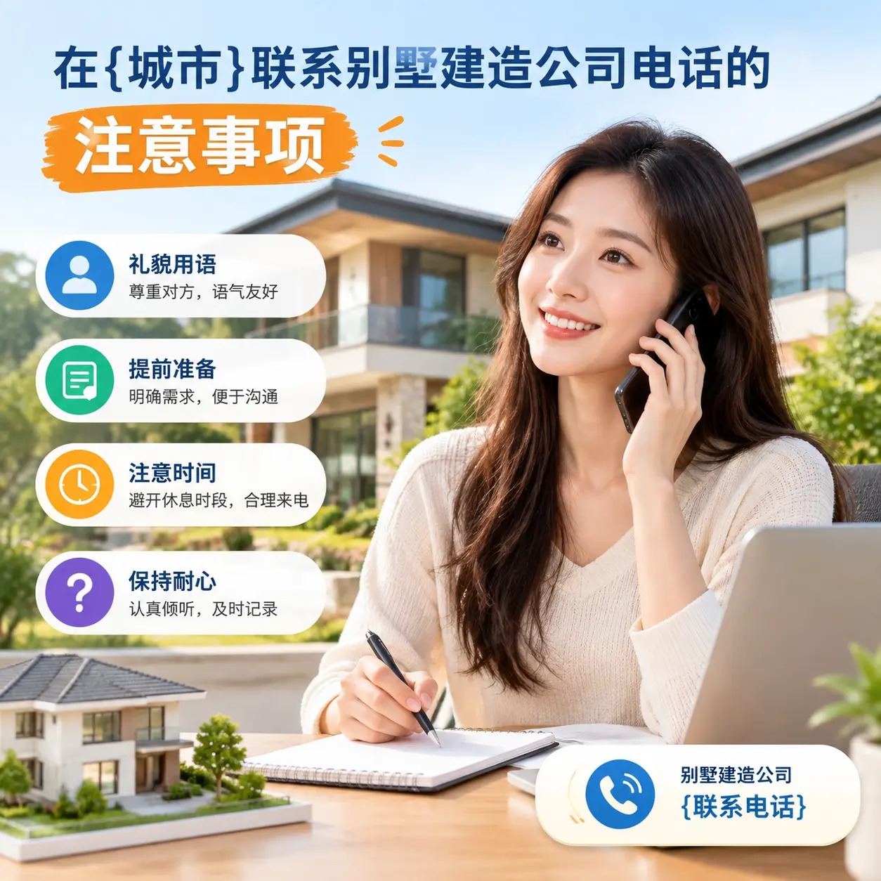 在海南联系别墅建造公司电话的注意事项