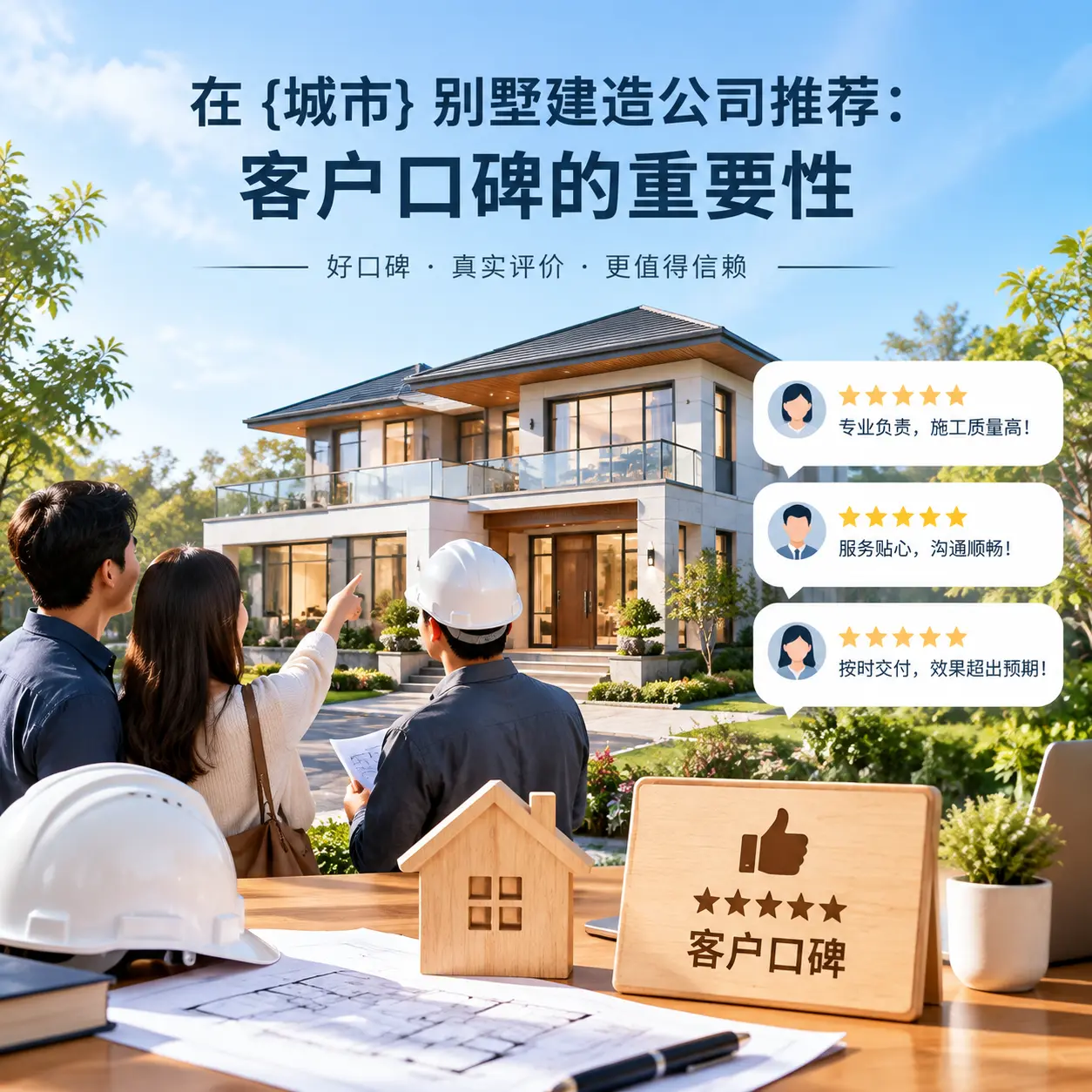 在 海南 别墅建造公司推荐:客户口碑的重要性