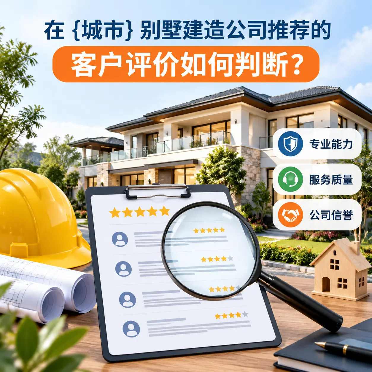 在 海南 别墅建造公司推荐的客户评价如何判断？