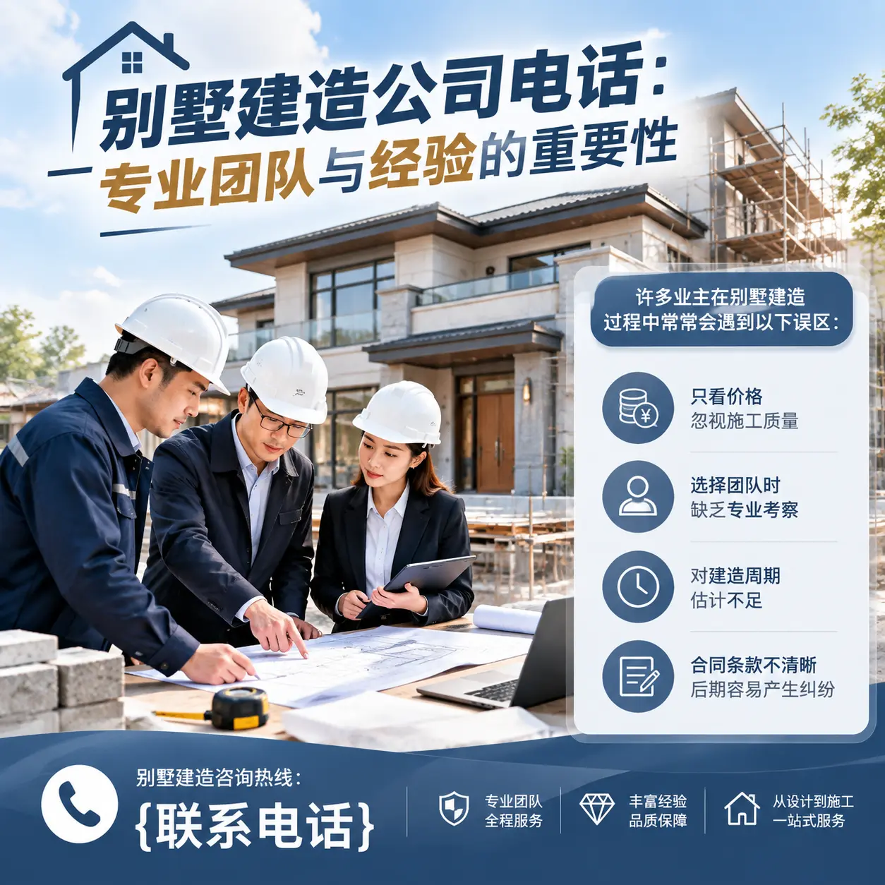 海南别墅建造公司电话：专业团队与经验的重要性