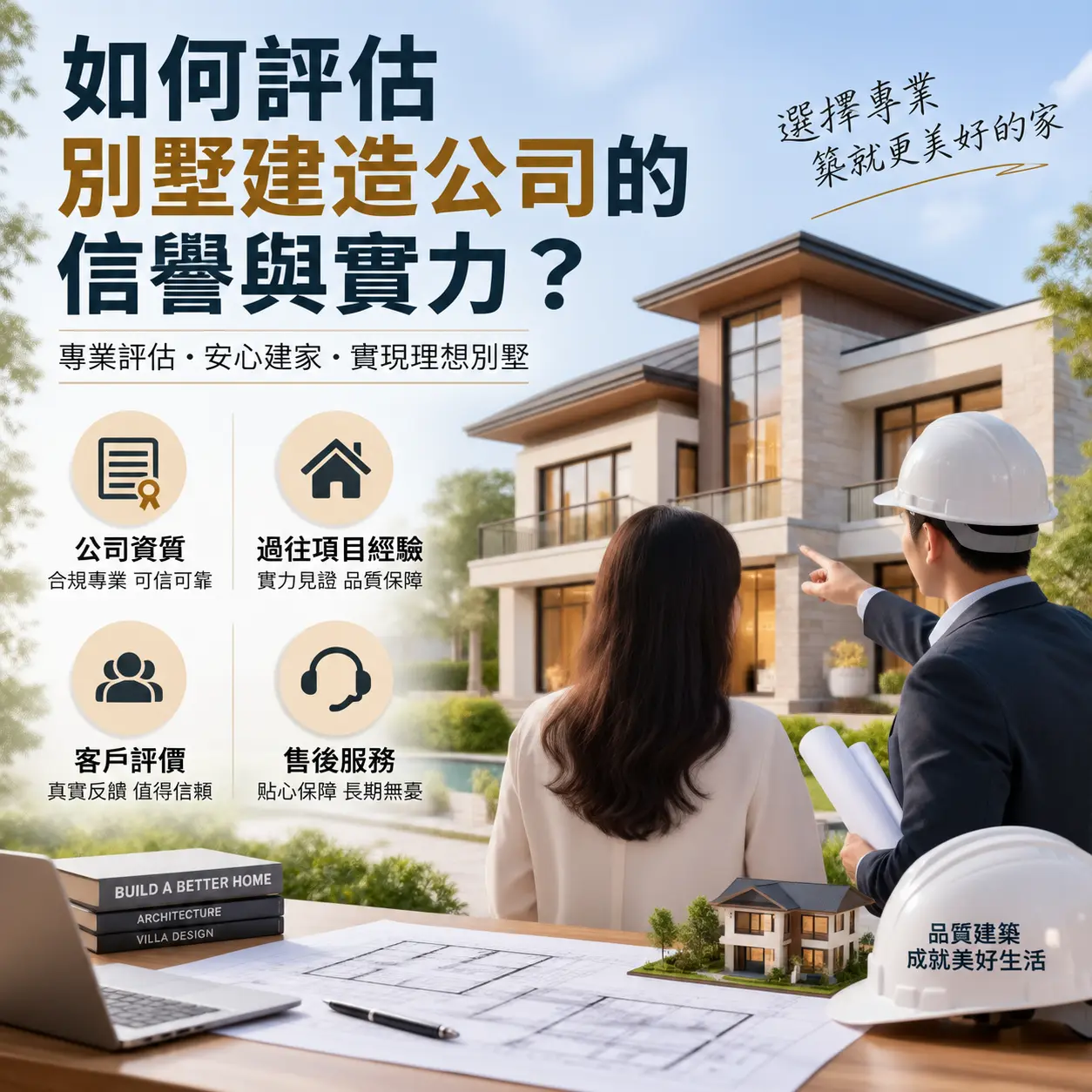 如何评估 海南 别墅建造公司的信誉与实力？