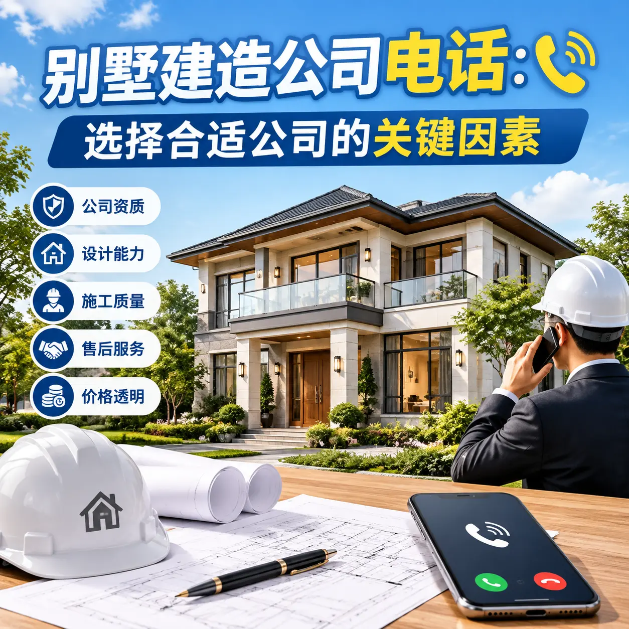 别墅建造公司电话：选择合适公司的关键因素