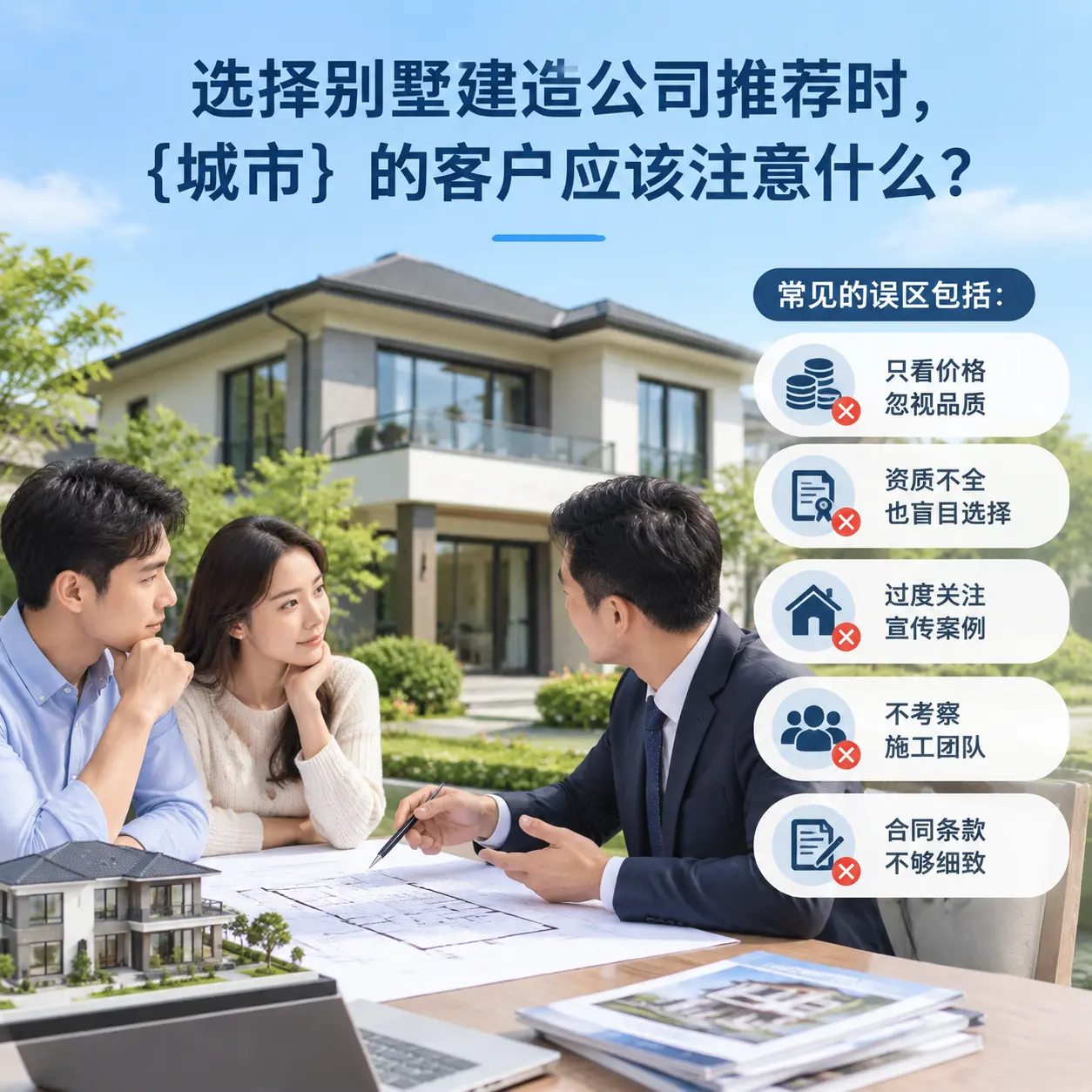 选择别墅建造公司推荐时，海南 的客户应该注意什么？