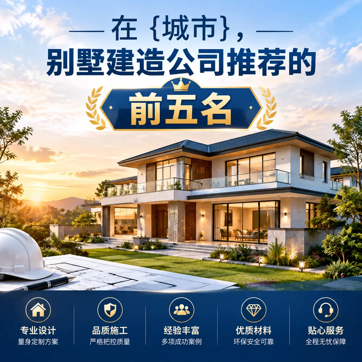 在 海南，别墅建造公司推荐的前五名