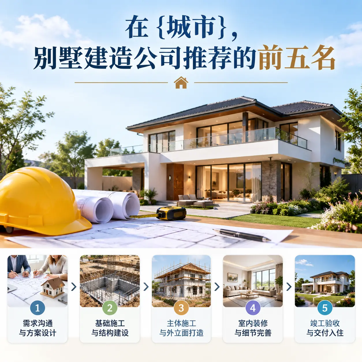 在 海南，别墅建造公司推荐的前五名